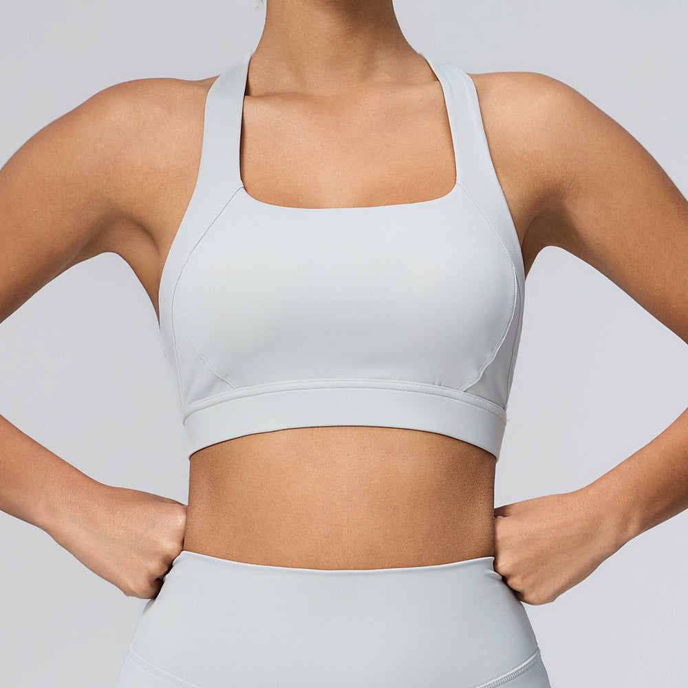 Fashion cloud feeling high intensity sports intimates women's running bubble wrap high elastic yoga vest outdoor fitness sports bra