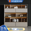 Retro file cabinet, office wall-mounted storage cabinet, storage cabinet, luxury boss background cabinet, bookcase floor