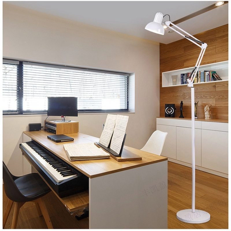 Floor lamp led creative memphis remote control living room study tattoo nail art tattoo piano fishing vertical table lamp