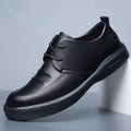 New arrival business formal leather shoes men's casual wedding groom british heightening summer breathable youth round toe men's shoes