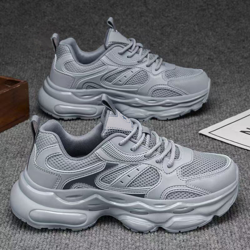 Men's summer 2026 new trendy brand high-end soft sole running casual versatile hong kong style student dad sneakers