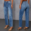 Xintang denim capital stretch jeans women's new arrivalexportelegantwork clothingstraight-leg pants washed monkey jeans