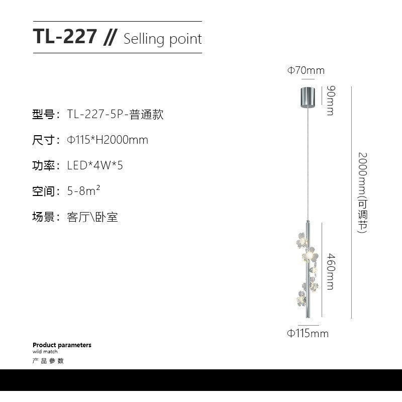 Wall lamp light luxury personality creative bedroom led bedside lamp Nordic simple modern living room TV series background wall lamp