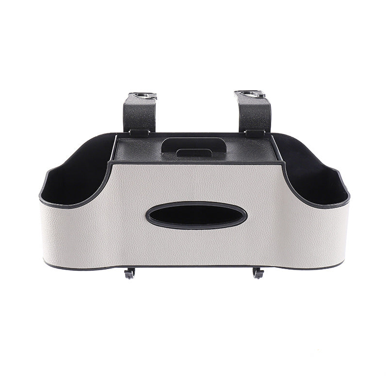 Car seat back organizer with phone holder - multifunctional, creative, and convenient storage for your vehicle, includes tissue box
