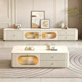 Solid wood tv stand living room home modern minimalist floor cabinet new coffee table tv cabinet glass other