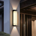 Solar powered waterproof wall light - up & down lighting, premium outdoor garden fence, chinese style pillar, balcony, villa wall sconce