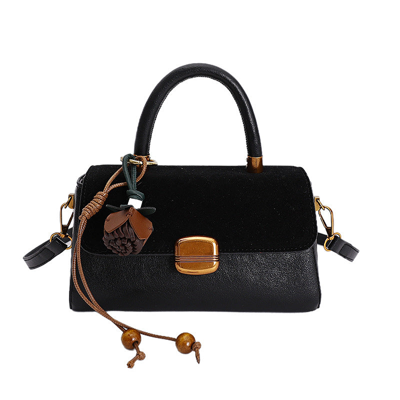 new 2025 autumn shoulder bag - minimalist and stylish small square bag in trendy "maillard" colors - versatile crossbody bag
