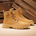 Men's autumn new arrivals: trendy and versatile men's martin boots, non-slip, wear-resistant, thick-soled bumblebee work boots