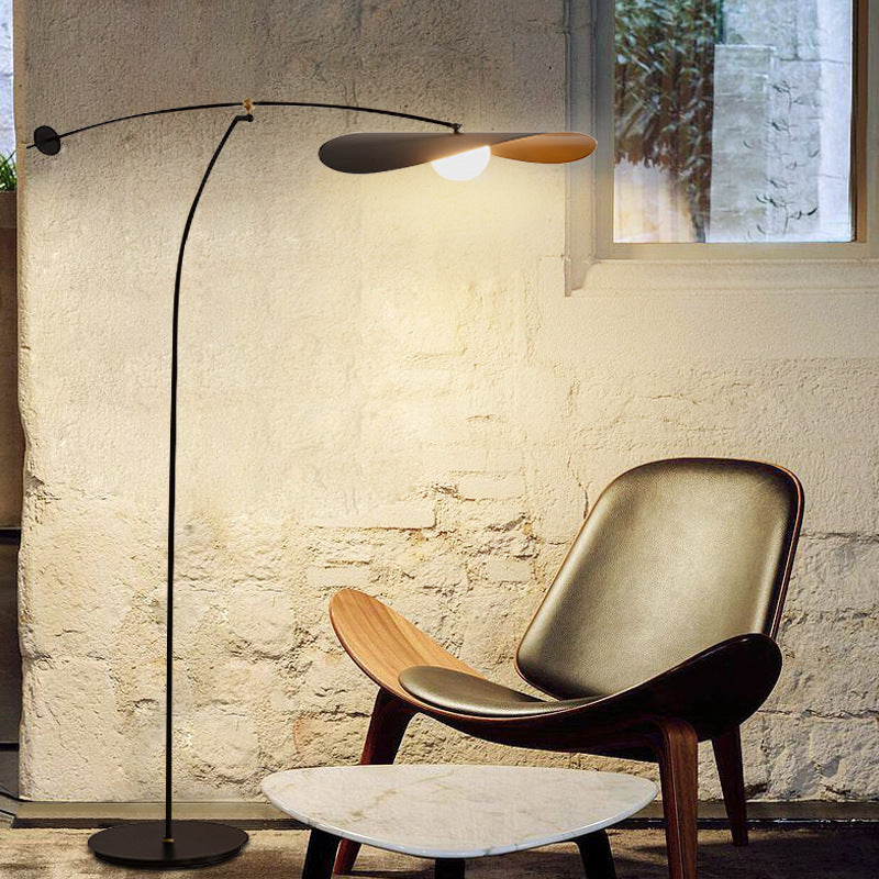 Italian creative living room floor lamp postmodern living room sofa light luxury floor lamp classy sense fishing floor lamp