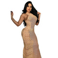 summer new sexy women's dress fashionable knitted hollow-out beach maxi dress - hot seller for cross-border e-commerce