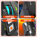 Dazzling silver fox g7 wired mouse - macro programmable, rgb illuminated, for pc, laptop, esports gaming, mechanical mouse