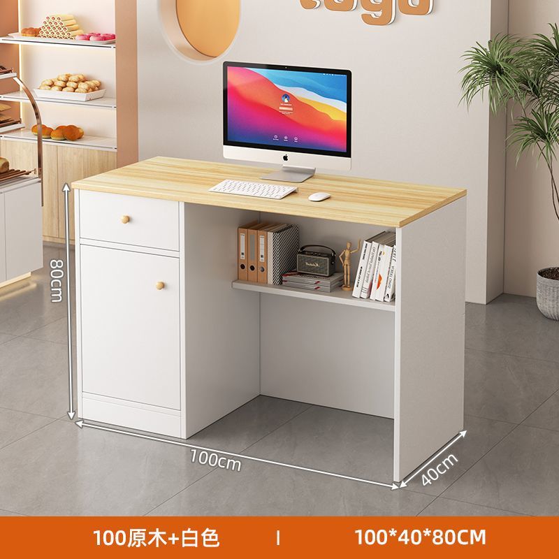 Bar counter, cashier counter, small casual modern convenience store, milk tea shop, reception desk, hair salon, clothing store counter, front desk