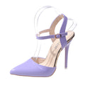 2026 european and american fashion high heels - new summer collection: stiletto heels, pointed toe, stylish and sexy, plus size available, buckle closure women's high heels
