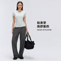 Quick-drying sports pants for women summer thin loosecasual pants straight-leg jogger pants two-piece running fitness pants d26081