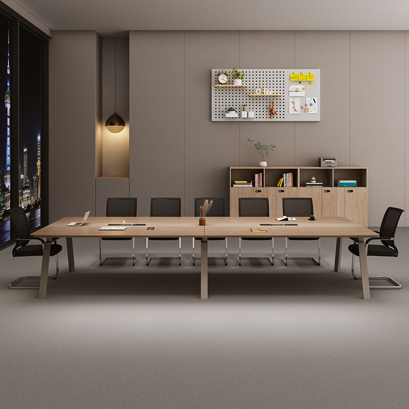 Saint-li conference table - large and small office furniture, negotiation table, training table, office desk and chair combination, multi-person office setup