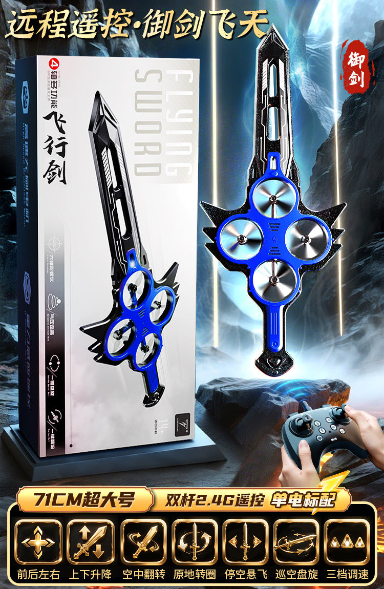 Best selling sword flying aircraft somatosensory remote control toy sword follow your heart model gift for boyfriend airplane model