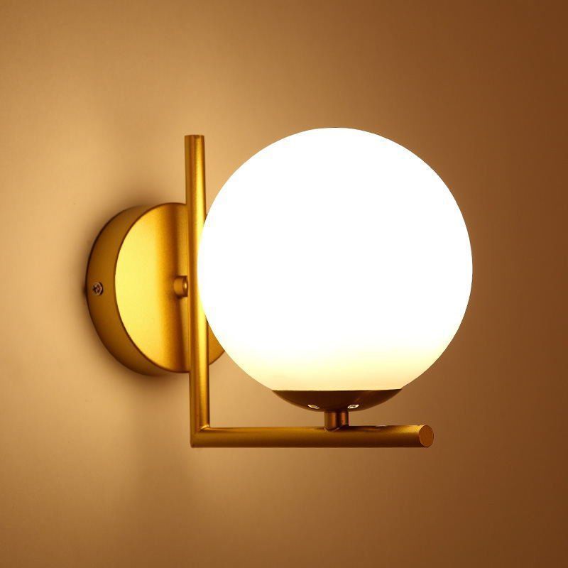 Nordic wall lamp bedroom bedside lamp modern casual creative hotel aisle lamp living room corridor wall lamp staircase lamp
