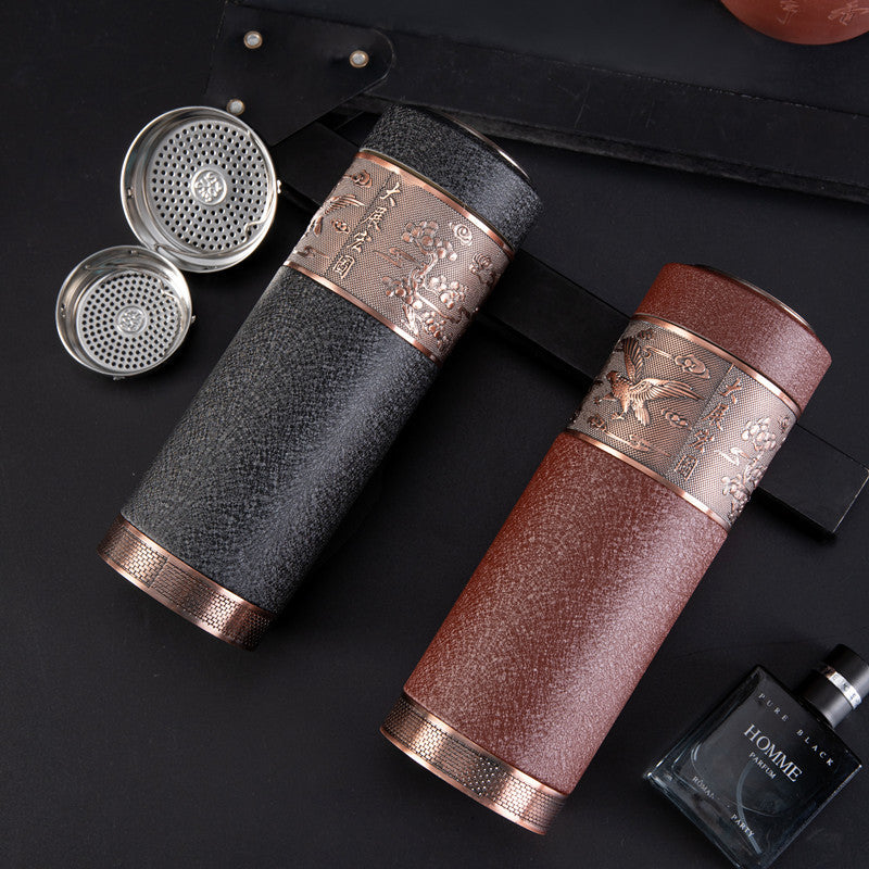 Wholesale yixing zisha (purple clay) office cups: premium zisha inner liner, high-end gift, powder-coated finish (fade-resistant), personal tea brewing