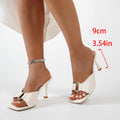 Fashionexportnew arrival high-heeled fish mouth slippers for women cross-border crocodile pattern open toe stiletto heel fashion women's sandals