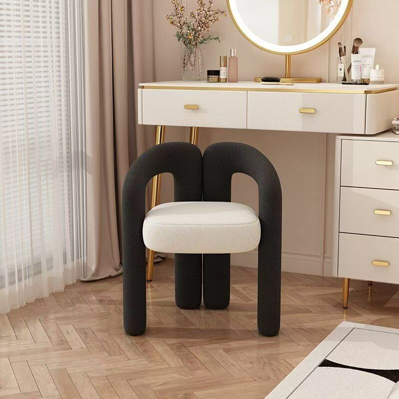 Cosmetic cream internet celebrity dressing designer casual bedroom home chair modern light luxury manicure backrest dressing chair