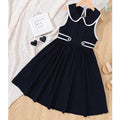 Summer kids' dress -  cross-border doll collar a-line dress - simple & stylish girls' vest dress