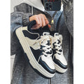 2024 spring new arrival: trendy men's sneakers - instagrammable, versatile, niche design, student style, american board shoes, chunky sole athletic shoes for men