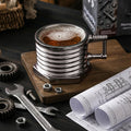 creative ceramic electroplated mug screw cup office coffee cup hand gift niche ceramic gift cup