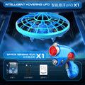 xs4 drone shooting sensing mini flying disc hovering rotating intelligent obstacle avoidance interactive toy aircraft