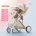 Lightweight newborn foldable high-view two-way new pushing baby stroller - sit & recline options for baby walking
