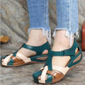women's sandals:  summer new arrivals - retro round toe, casual hollow-out design, versatile everyday shoes, ready to ship