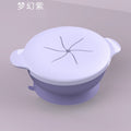 Multifunctional baby food bowl with straw - infant feeding bowl - baby & mom supplies