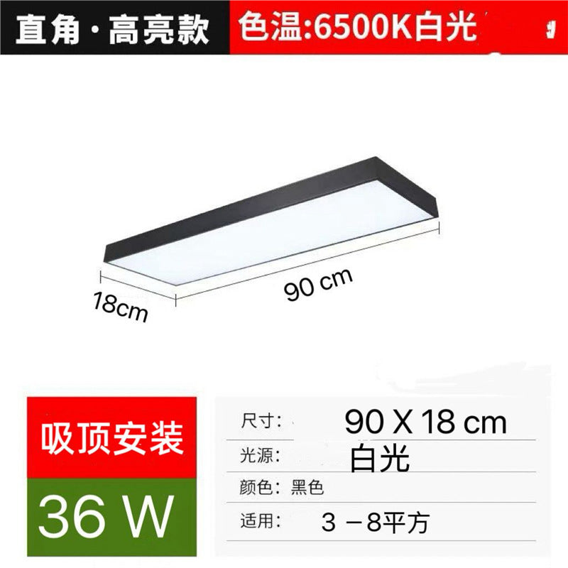 Led ceiling light/pendant light - dual use - rectangular led linear pendant light for gym, supermarket, office, shop, and mall