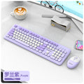 Viper wk200 wireless office keyboard and mouse suit silent and good-looking girls business typing keyboard 2.4g