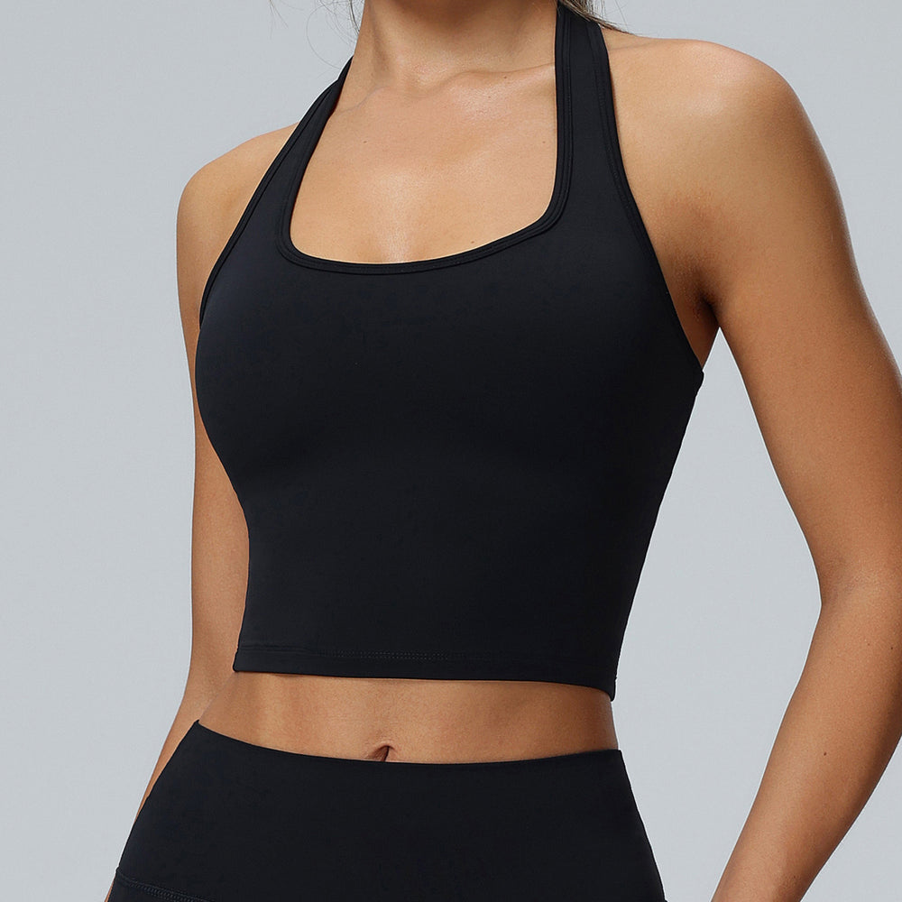 new tennis skirt set women's pocket sportswear two-piece outdoor running tight yoga outfit set