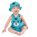 Baby summer camisole cute overalls shorts tiger romper infant summer clothes wholesale