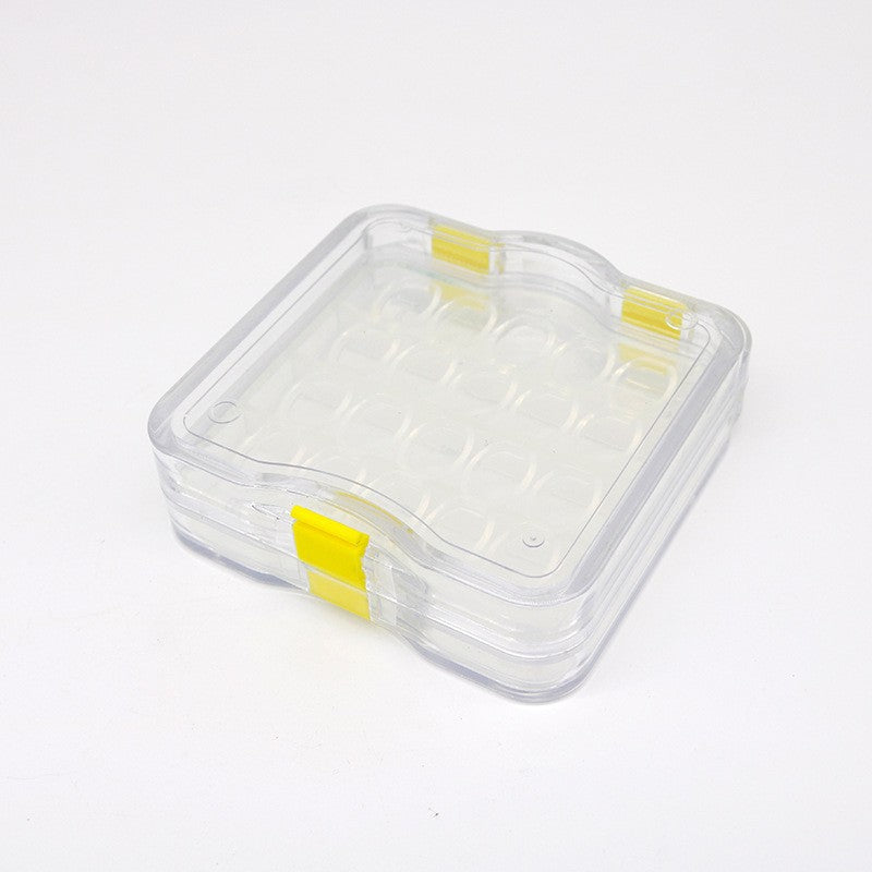 Denture storage box Small veneer box Single denture film box Tooth box 2 grids 6 grids 16 grids veneer box Conveyor box