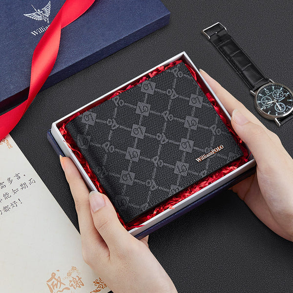Emperor Paul Men's Wallet Short Wallet 2022 New Simple Multifunctional Wallet Card Bag Wallet Men's Wholesale