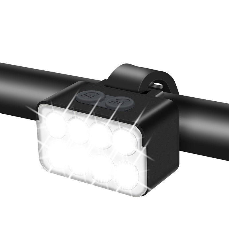 Bicycle lights, headlights, strong light night riding lights, mountain road bicycle tail lights, flashlights, children's waterproof riding equipment