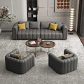 3+1+1+ coffee table combination (sofa 220 long) gray