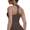 New arrival cross-border pure color i-shaped back tight breathable sports intimates running fitness yoga wear vest tops for women