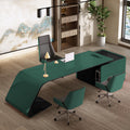 Painted office desk fashioncasual women's boss desk pink classy manager desk creative office table and chair combination