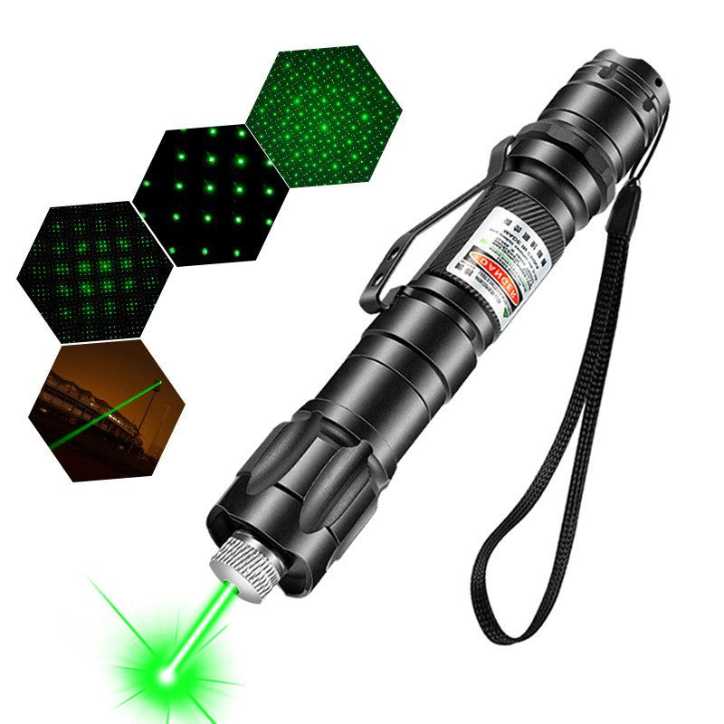 Cross-border long-distance charging laser strong light flashlight infrared sales sand table coach pointer Gypsy laser light