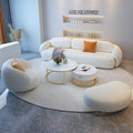 Cream style cat scratching leather sofa for home small apartment beauty salon clothing store reception negotiation rest area modern casual