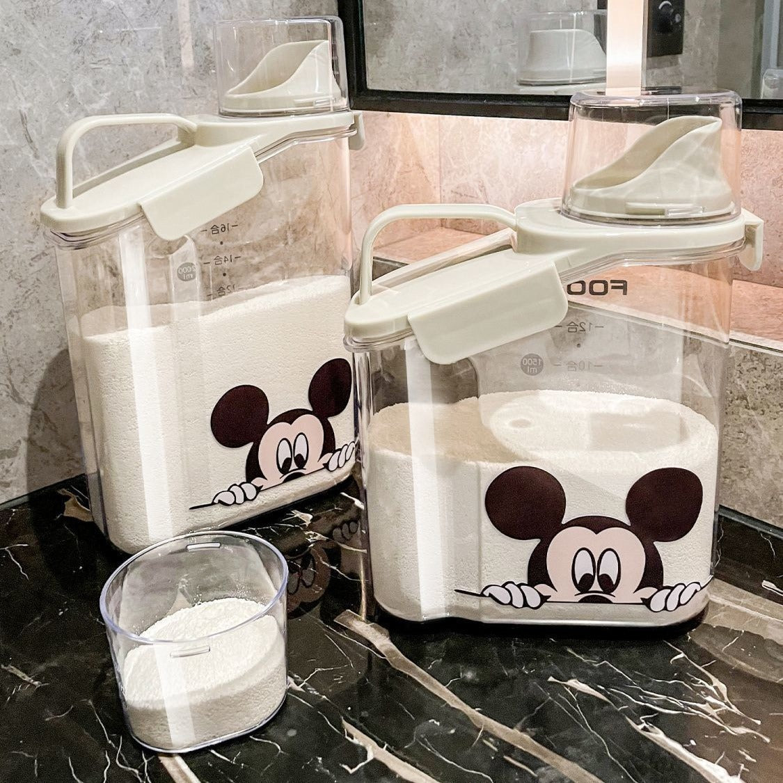 Cat Snack Storage Box Cat Food Storage Bucket Pet Snack Sealed Jar Moisture-proof Household Large Capacity Transparent Lid