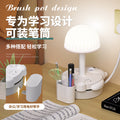 Multi-functional desk lamp socket with usb power strip - perfect for student dorms, bedside tables, eye protection reading, night light, warm light ambiance