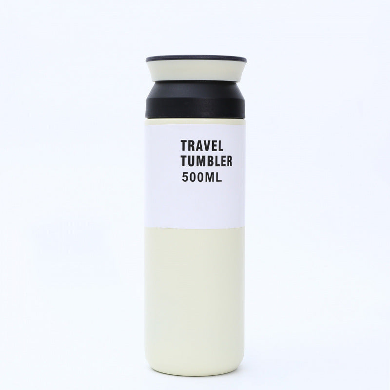 Japanese harajuku smart temperature display stainless steel insulated tumbler - portable outdoor business gift mug