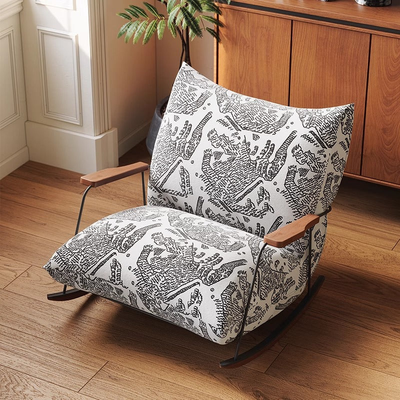 Single sofa chair living room designer single sofa balcony tiger chair lounge chair extremely simple chair scandinaviancasual chair