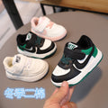 autumn/winter korean style double-layer cotton shoes for babies and toddlers - soft sole prewalker shoes, kids' sneakers, and skate shoes for boys and girls