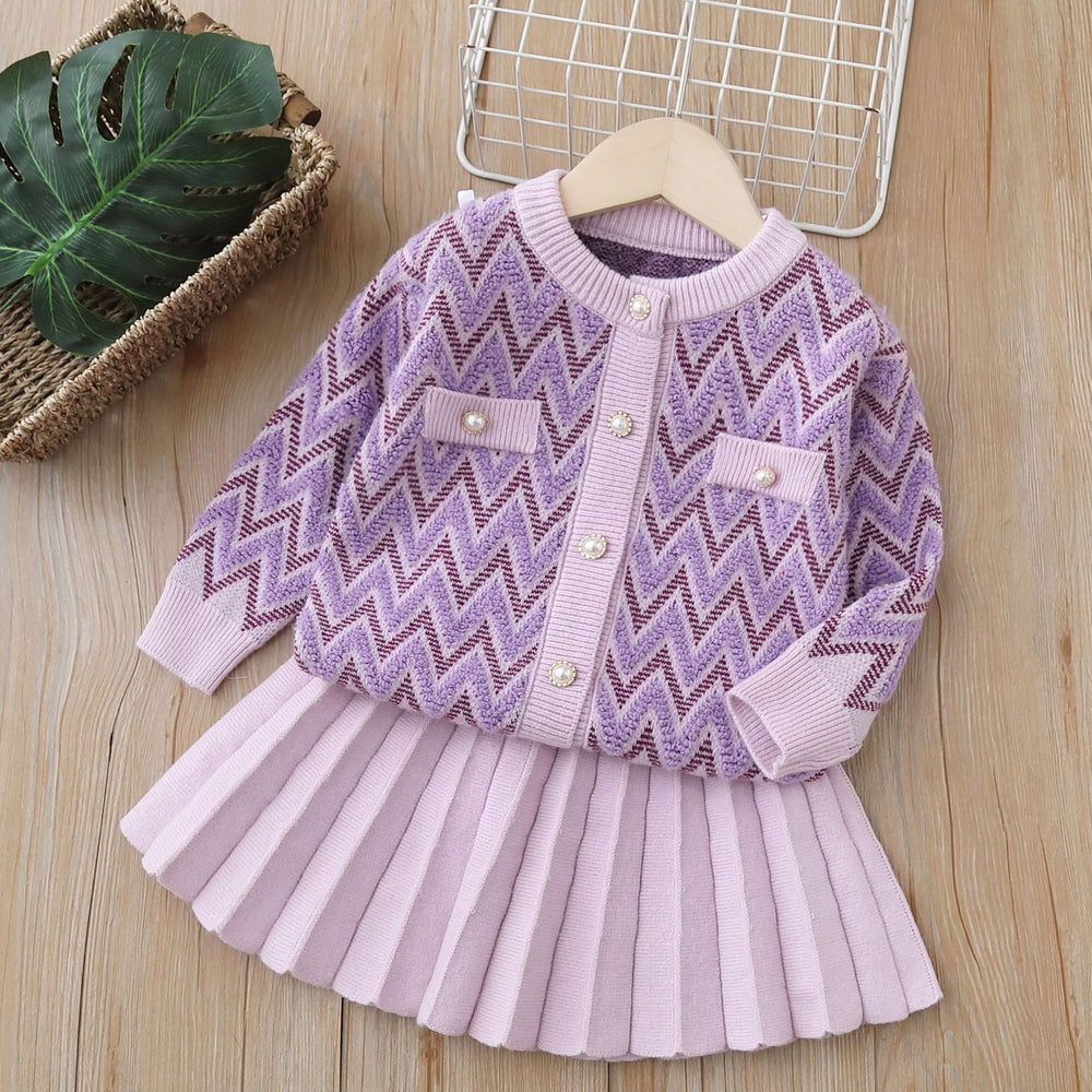 Kids' sweater set -  autumn new collection: stylish princess dress for baby girls, autumn girls' clothing set