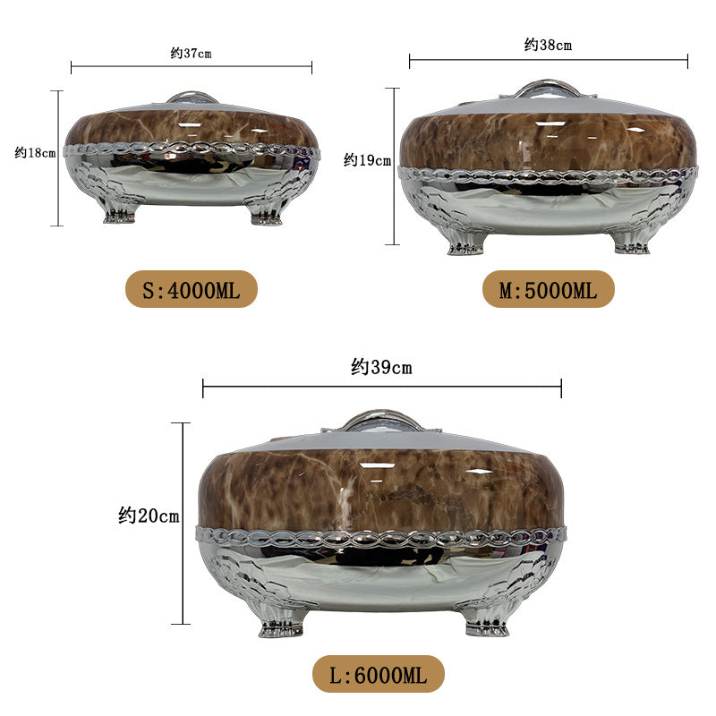 Exportheat preservation box3pcs thin leg thermal insulation box 4l, 5l, 6l thermal insulation box